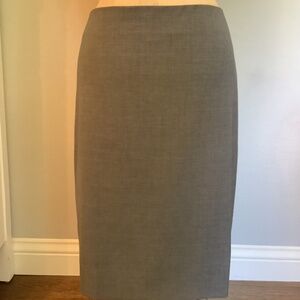 Talbots Grey Wool Pencil Skirt 14